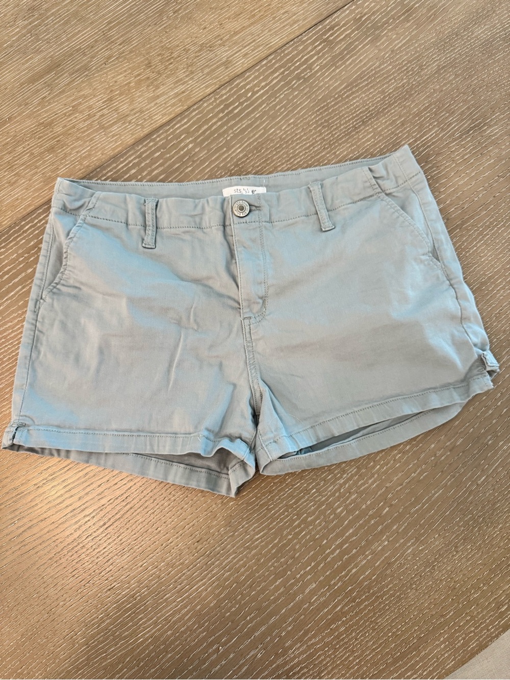 STS Blue Light Blue Women's Cotton Shorts